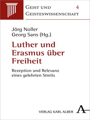 cover image of Luther und Erasmus über Freiheit